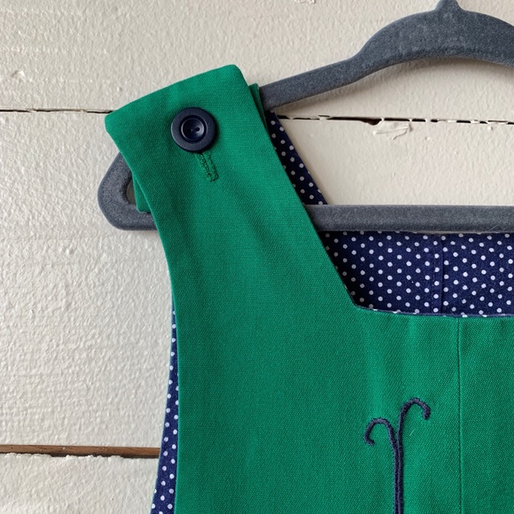 Dots + Whales Overalls | 1960s Gender Neutral - Picture 6 of 6